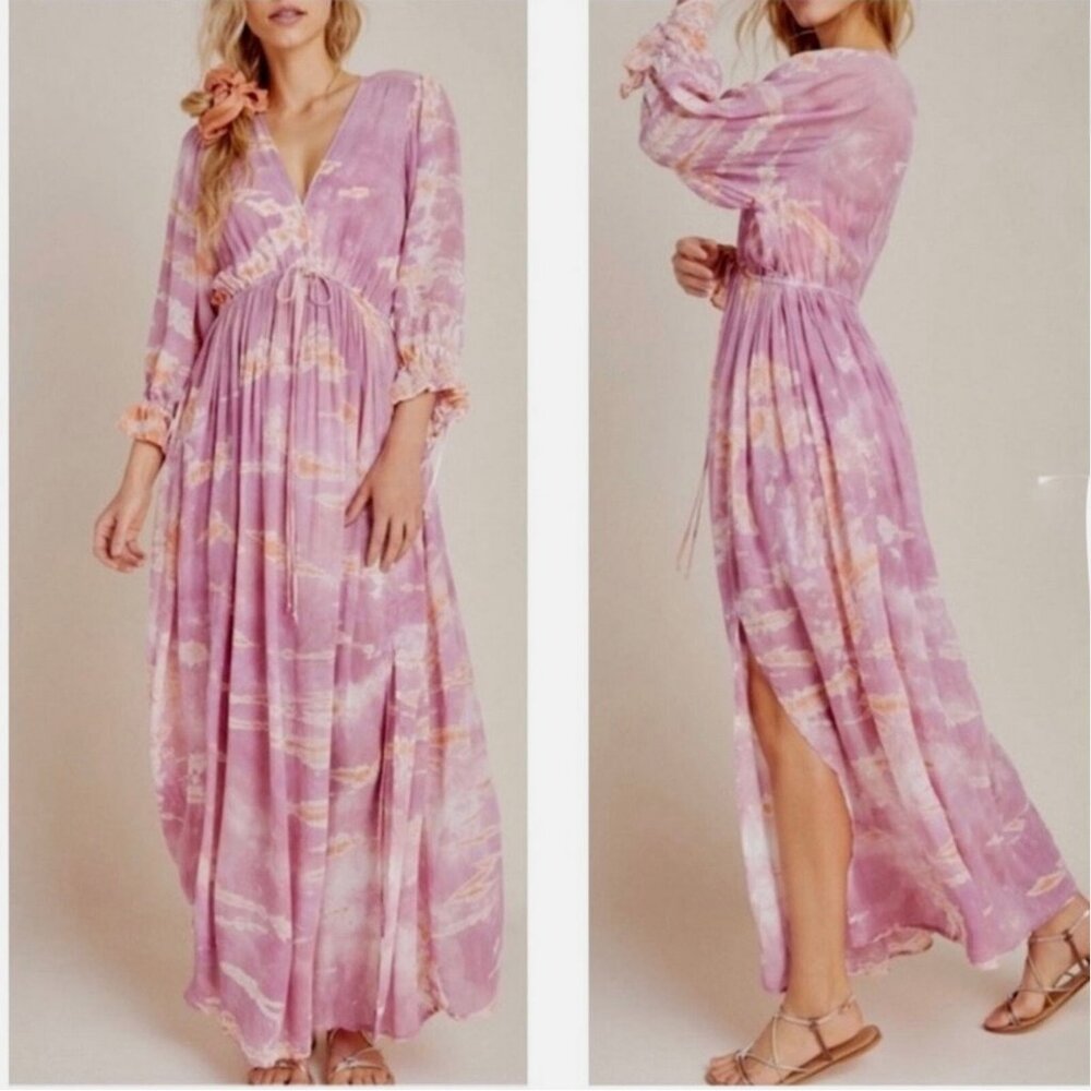 Young Fabulous & Broke Meadow Tie Dye Maxi Dress - Picture 8 of 13